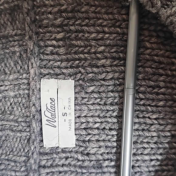 J. Crew Wallace Oversized Crop Gray Wool Blend Crewneck Knit Sweater Size S - Picture 2 of 7